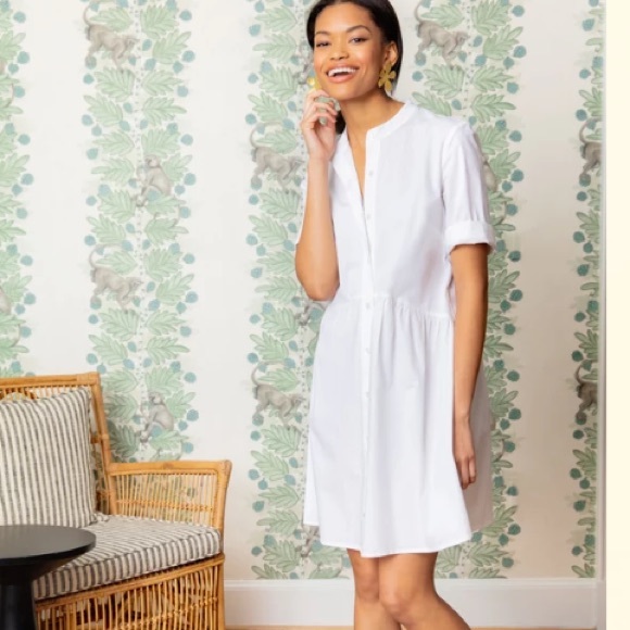 White Royal Shirt Dress
TUCKERNUCK - Picture 2 of 14